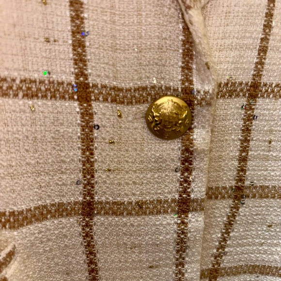 Leyden Women's Beige Plaid Jacket - Picture 4 of 4